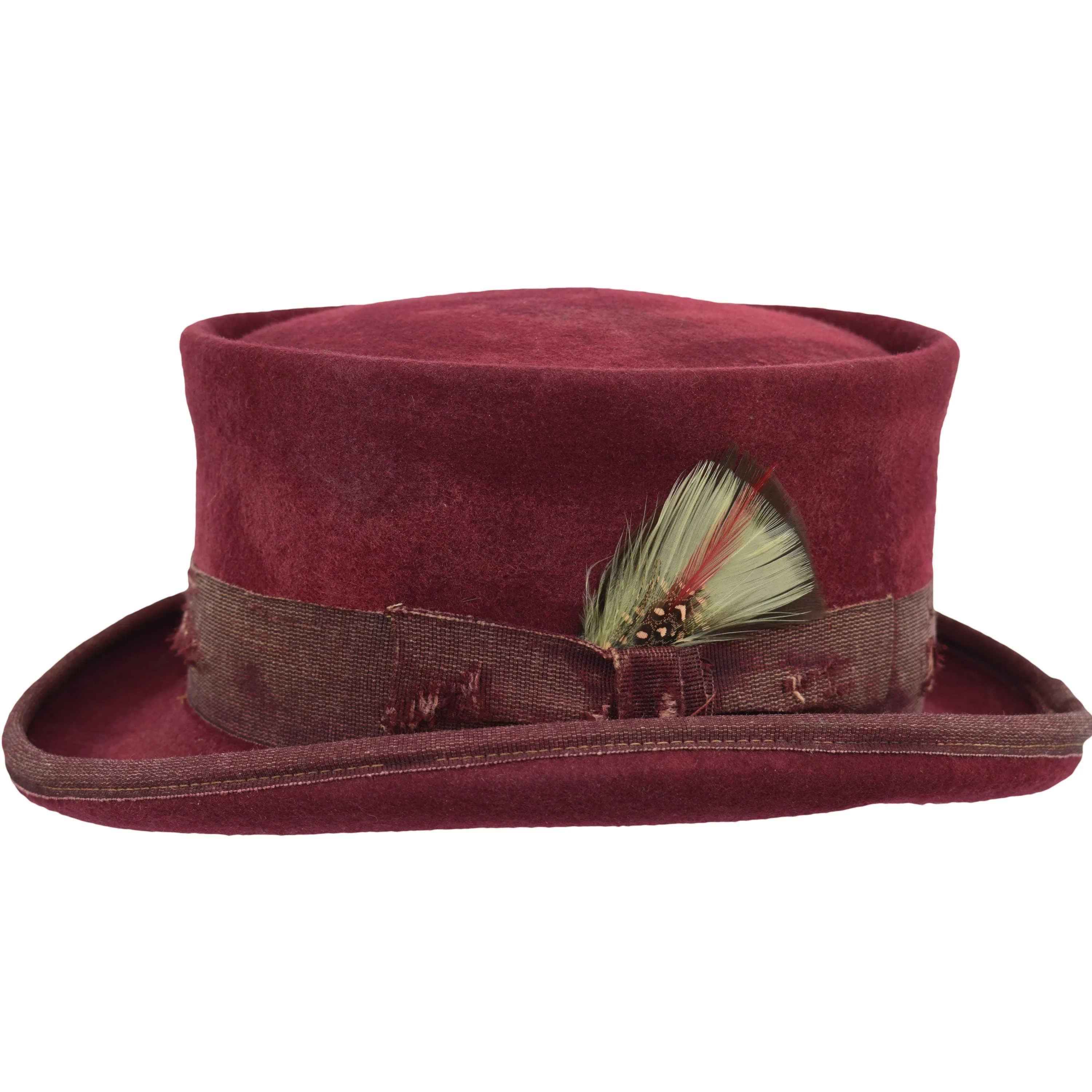 Vintage Vogue Funky Aged Top Hat in Blue